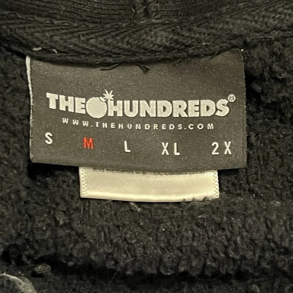 The Hundreds Batman Hoodie Menz Medium Black DC Comics Drawstring Embroidered - Picture 3 of 8